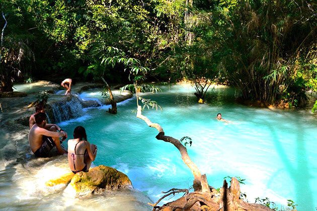 Kuang Si waterfall