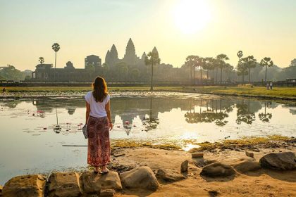 sunrise over Angkor Wat