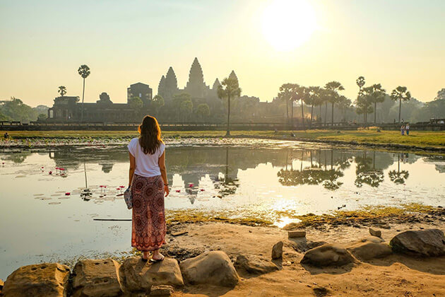 sunrise over Angkor Wat